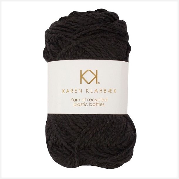 Karen Klarbk Recycled Bottle Yarn - Black